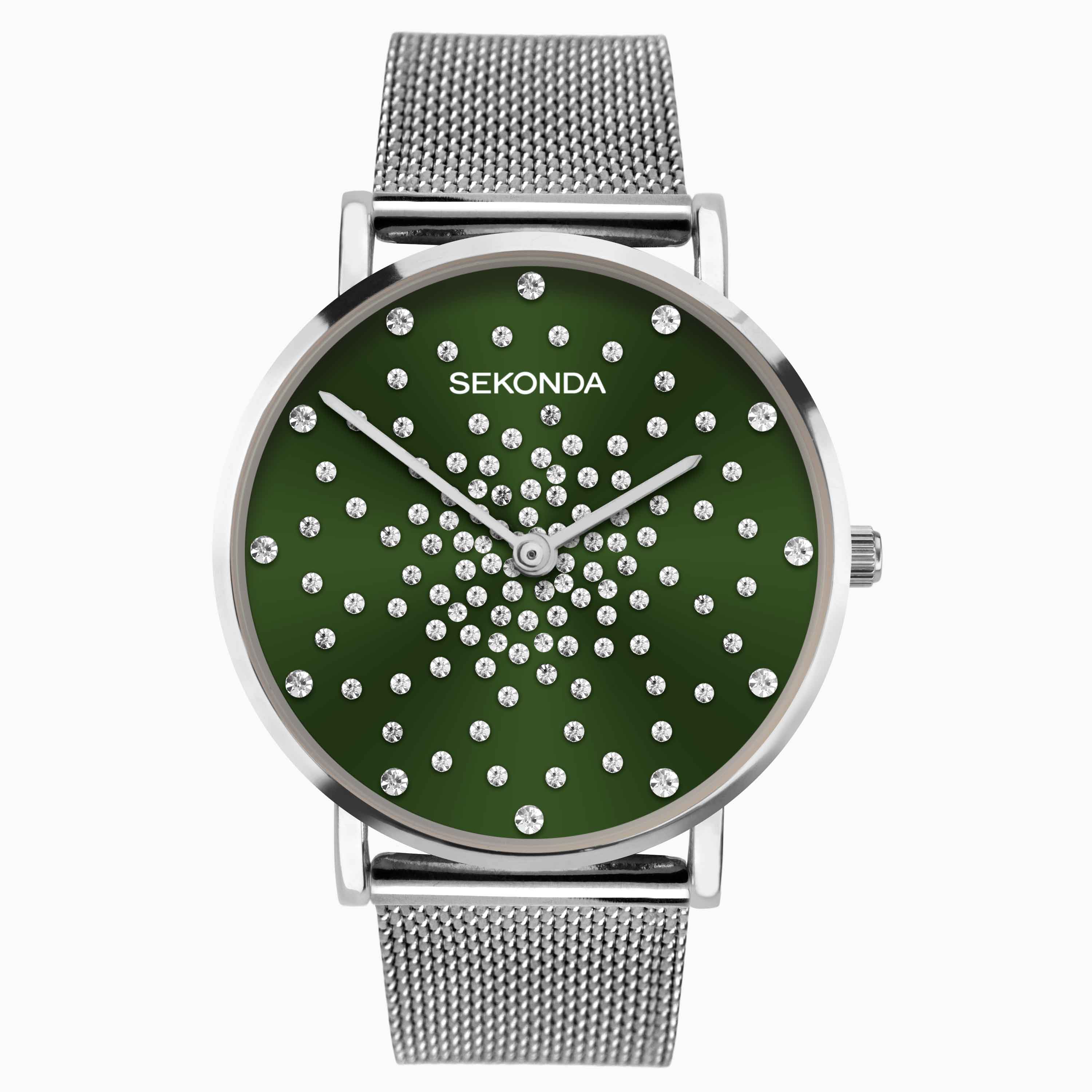 Sekonda Women's Crystal Bracelet Strap Watch, Rose Gold 40514.27 at John  Lewis & Partners