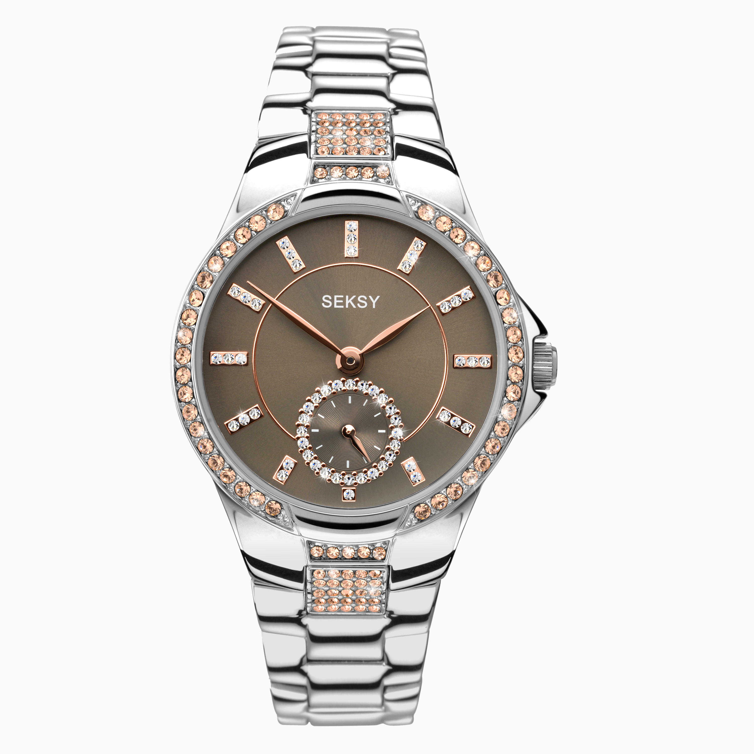 silver seksy watch