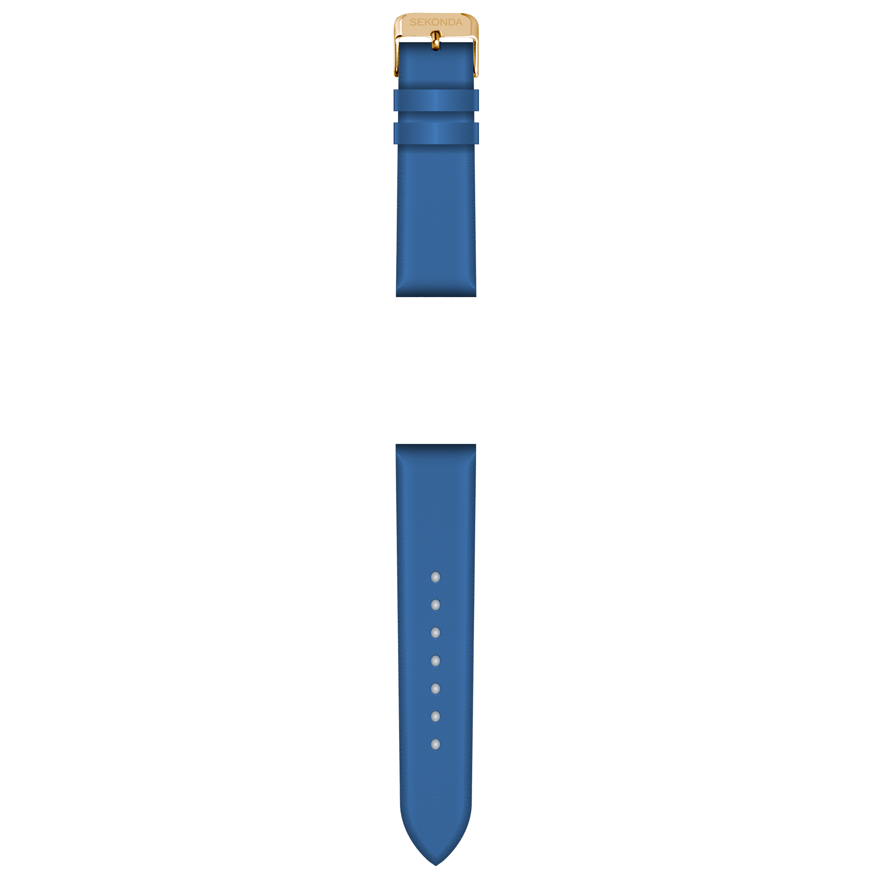 Aqua Faux Leather 14mm Strap
