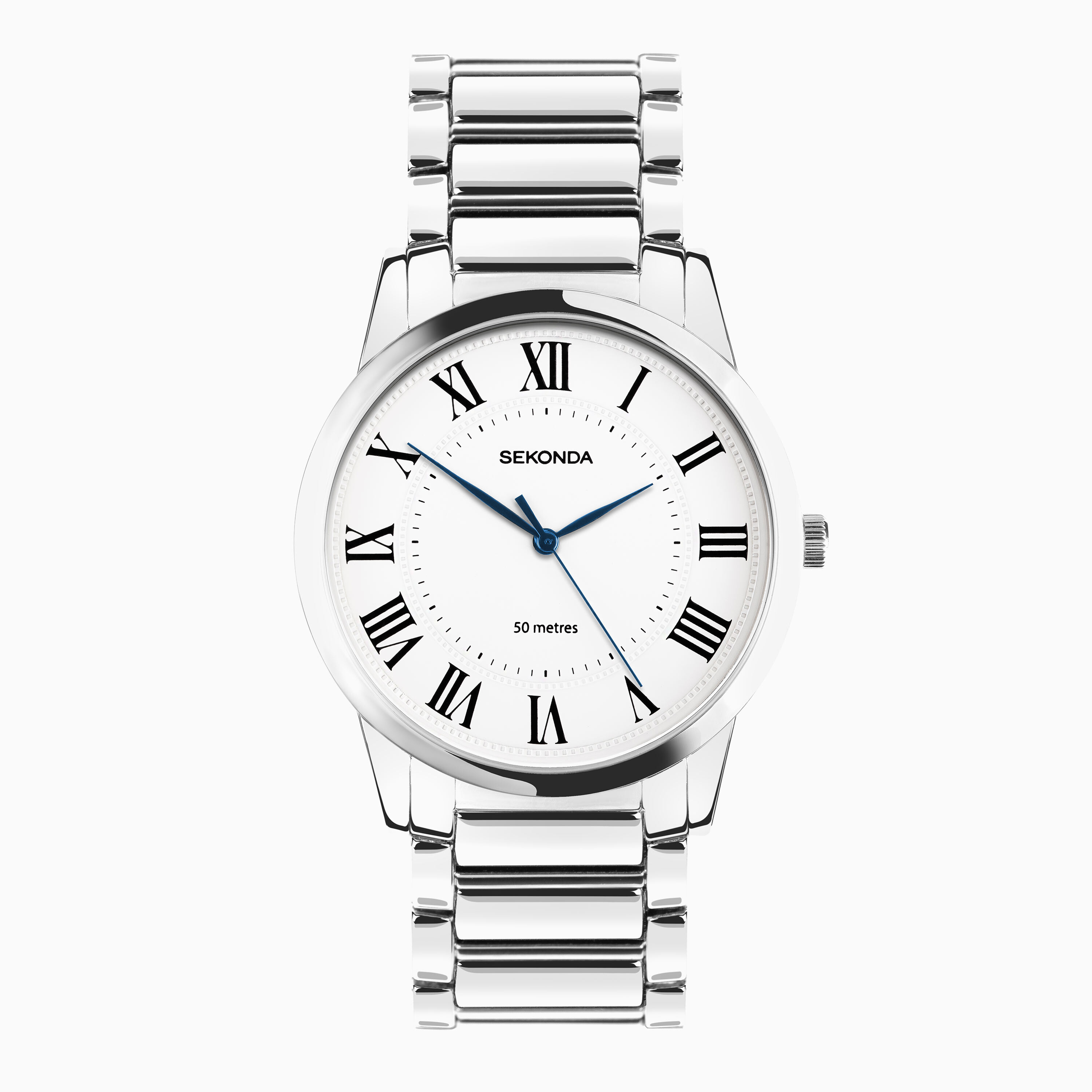 Sekonda Sekonda Beaumont Men's Watch | Silver Alloy Case & Bracelet with White Dial | 30246