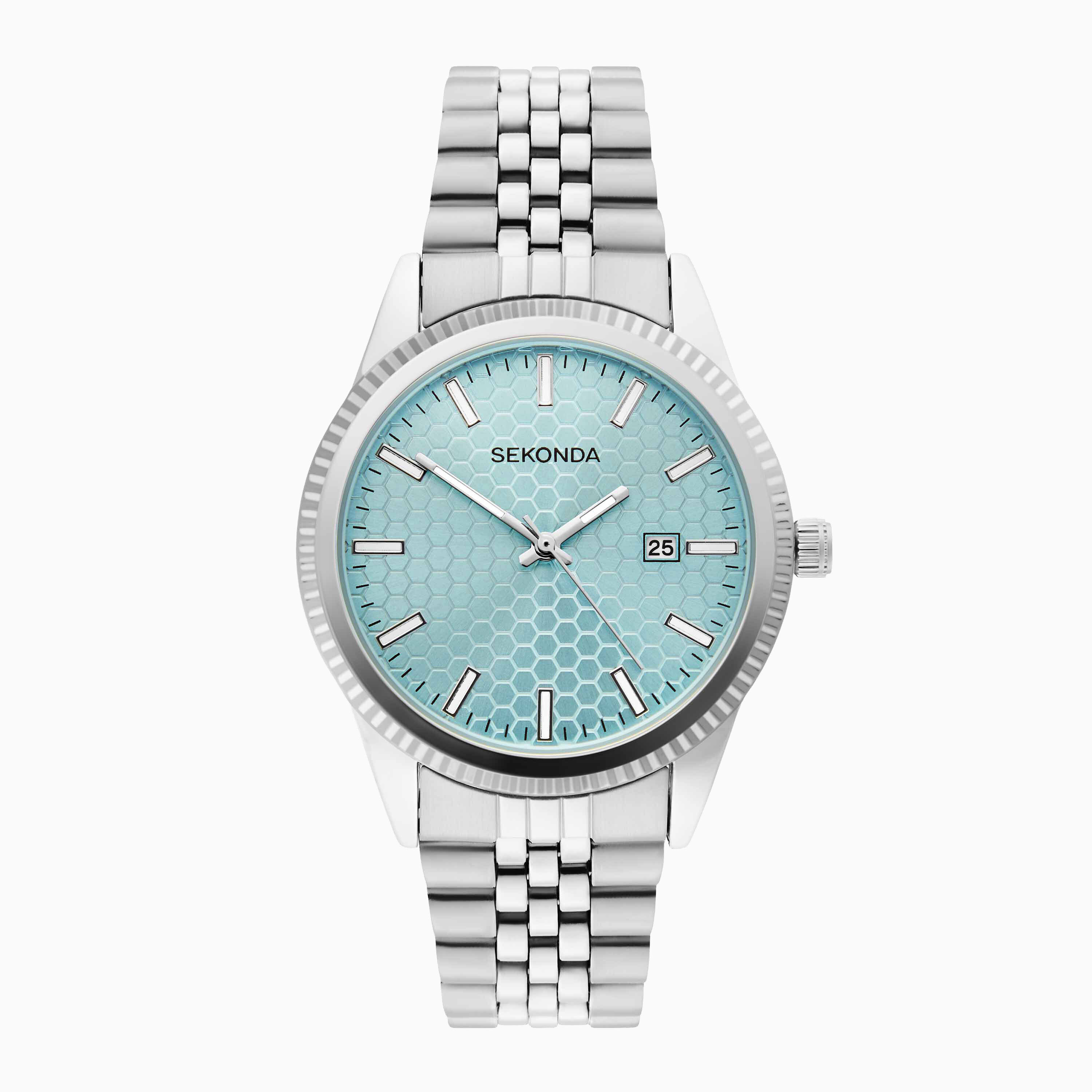 Sekonda King Men's Watch | Silver Case & Stainless Steel Bracelet | 30347