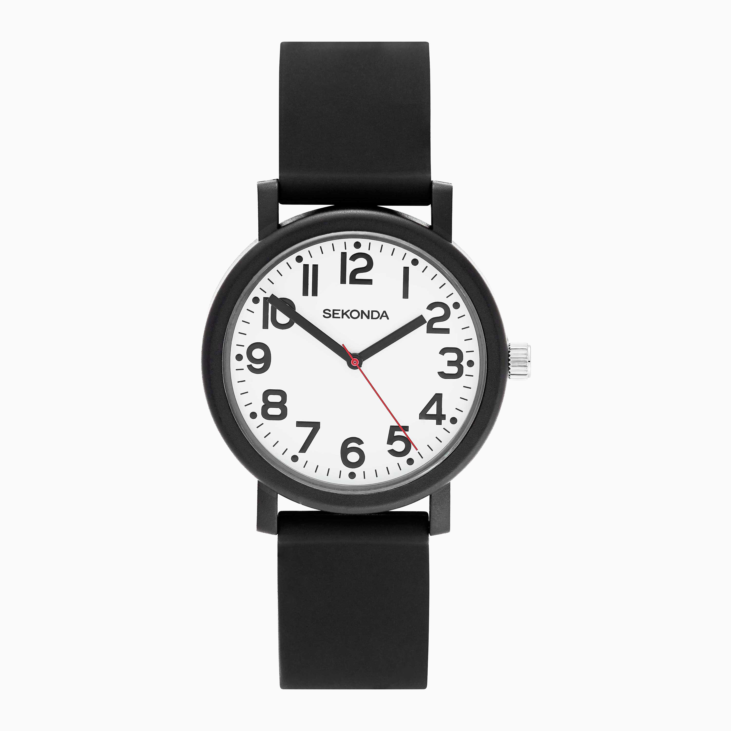 Sekonda Nova Men's Watch | Black Case & Black Silicone Strap | 30359