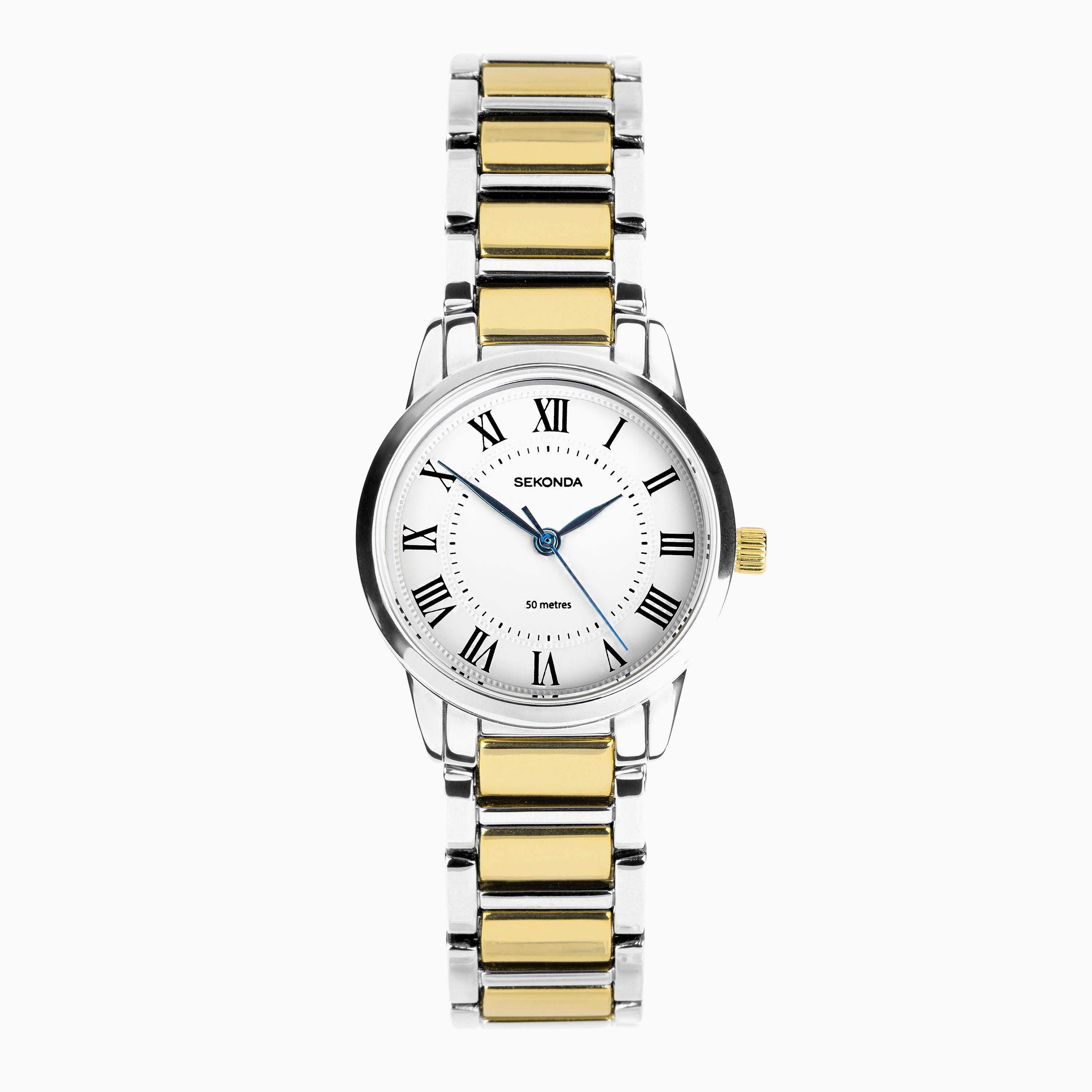 Sekonda Sekonda Beaumont Ladies Watch | Two Tone Alloy Case & Bracelet with White Dial | 40682