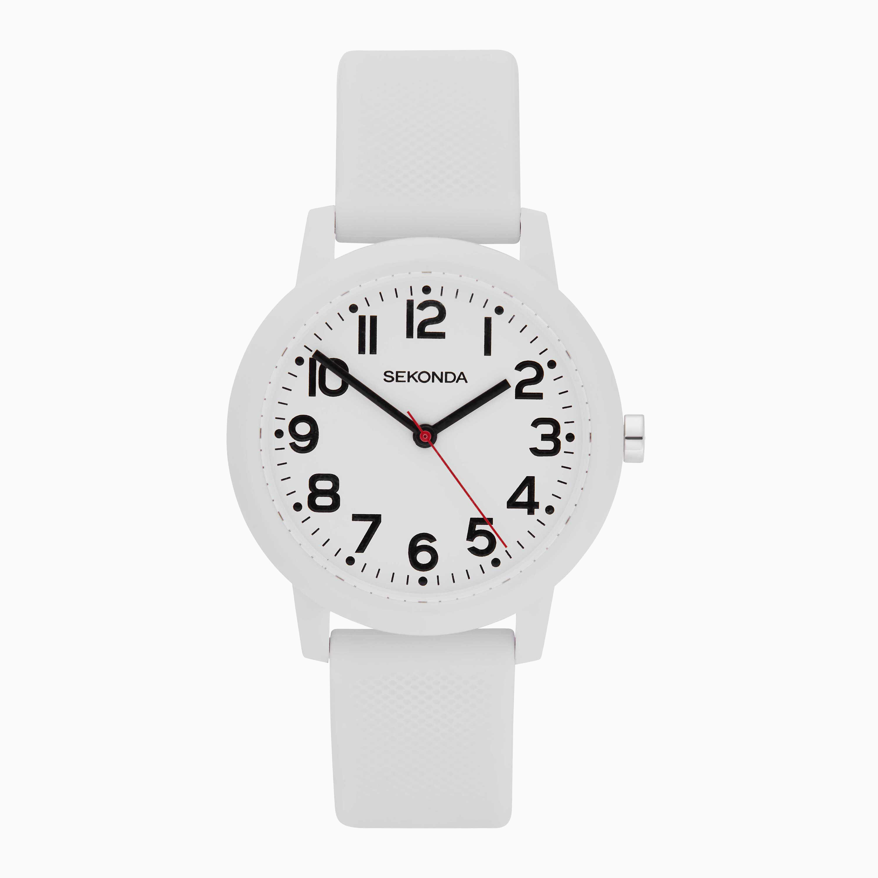 Sekonda Nova Ladies Watch | White Case & White Silicone Strap | 40799