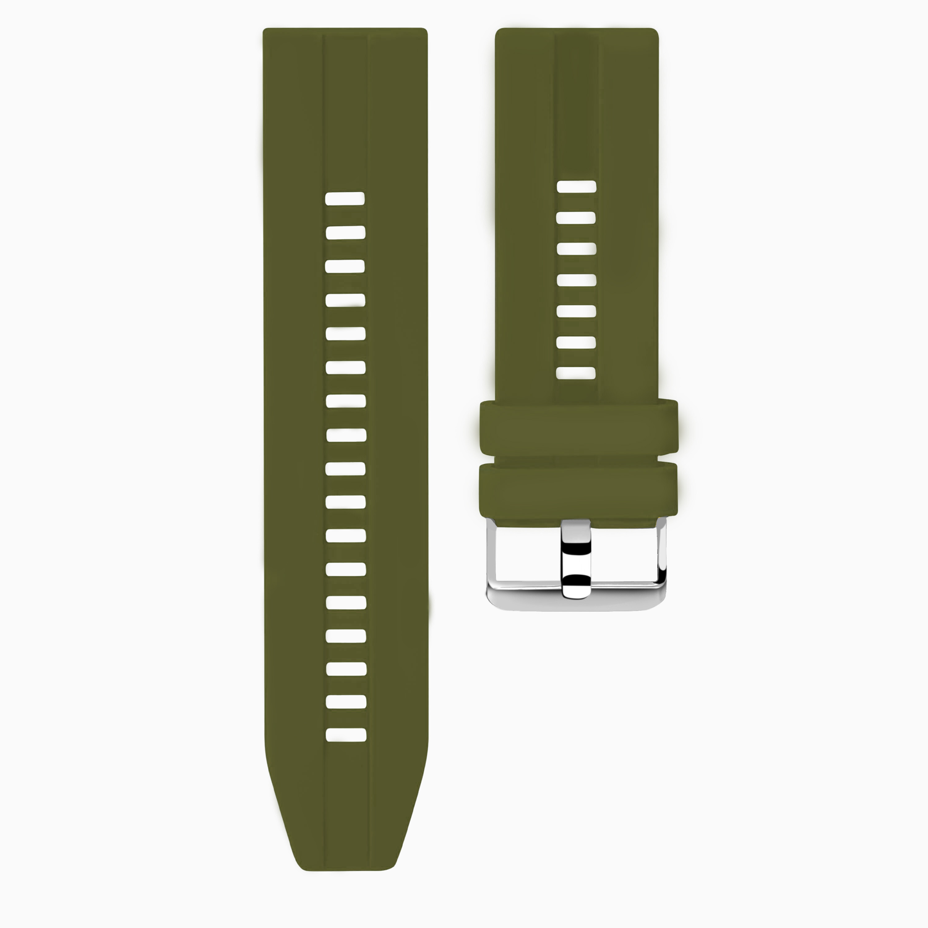 Khaki 22mm Watch Strap For Sekonda Smartwatch