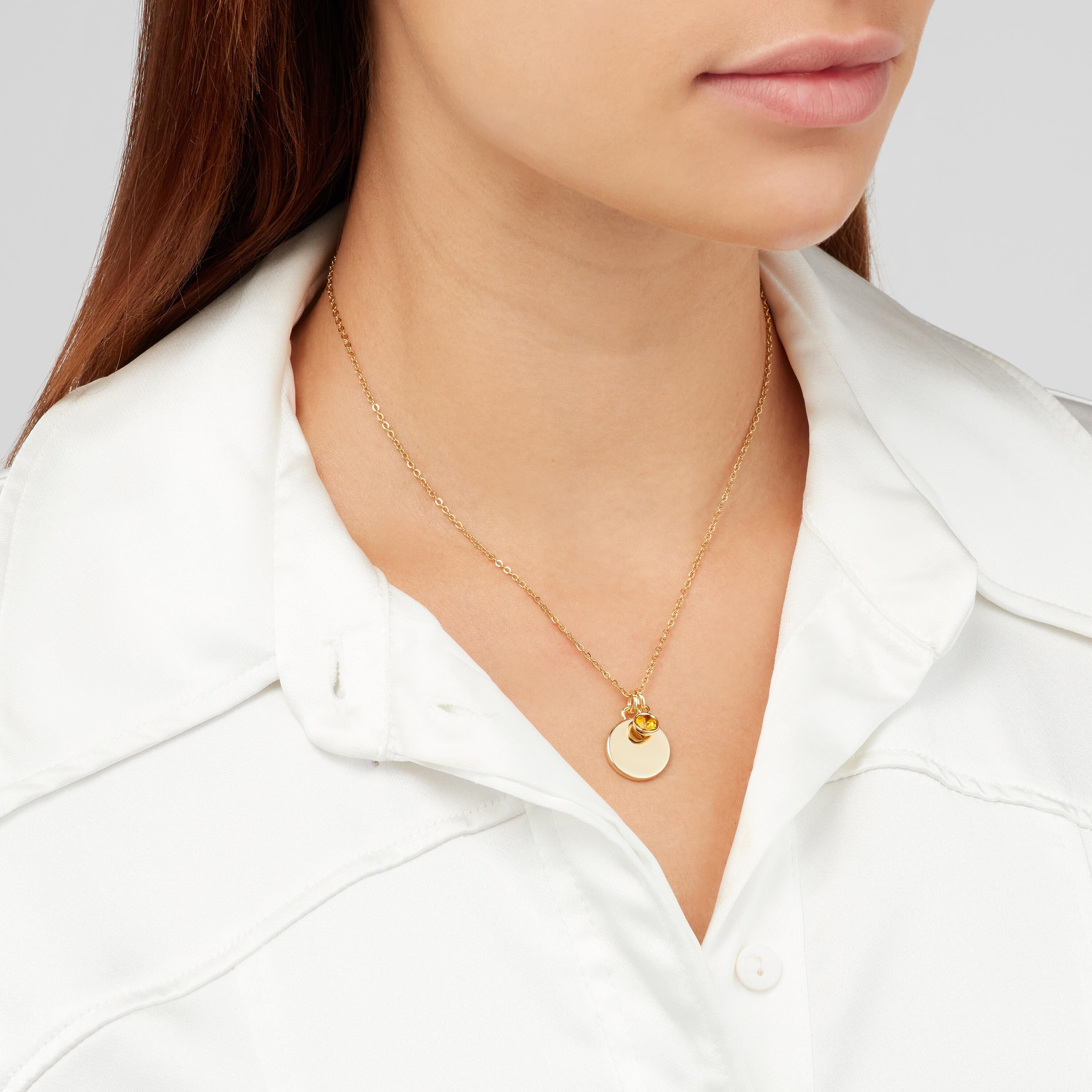 Product Image for Sekonda Gold November Birthstone Necklace