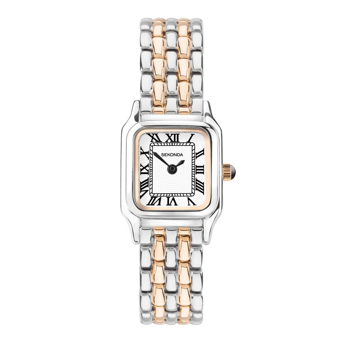 Sekonda Monica Ladies Watch | Two Tone Alloy Case & Bracelet with White Dial | 40555