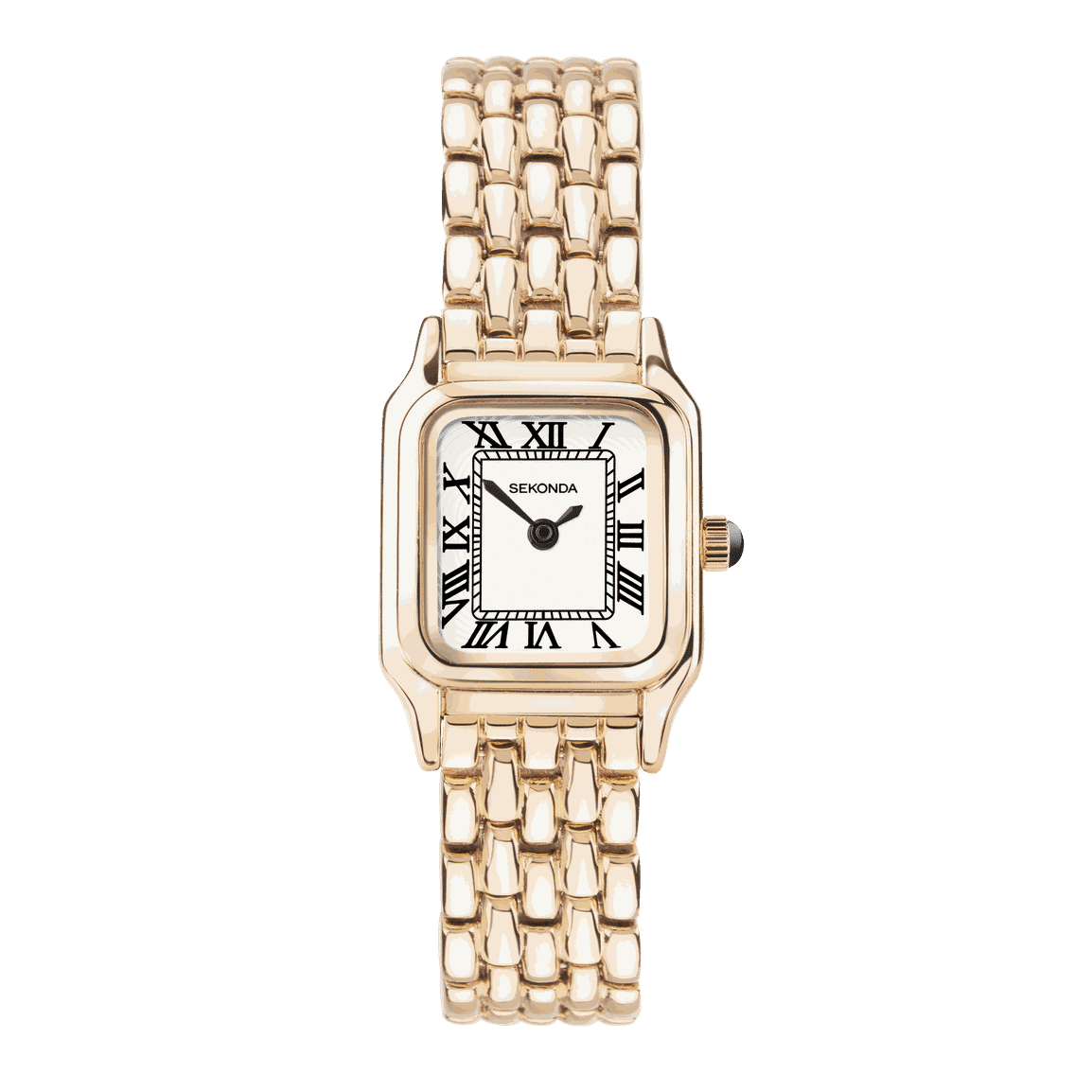 Sekonda Monica Ladies Watch | Rose Gold Alloy Case & Bracelet with White Dial | 40556