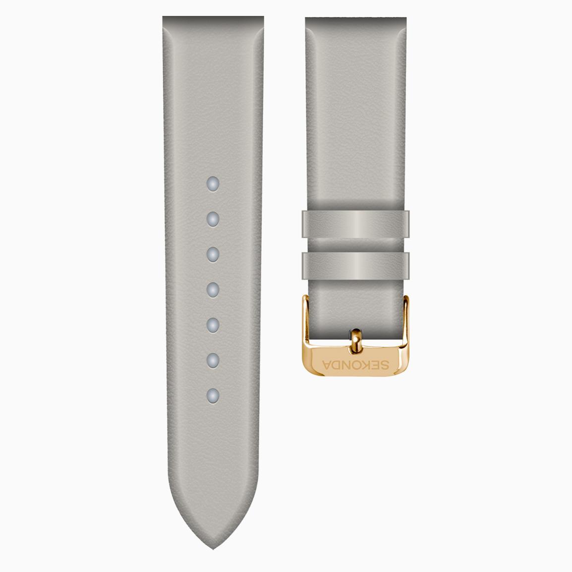Sekonda Light Grey Leather 14mm Strap