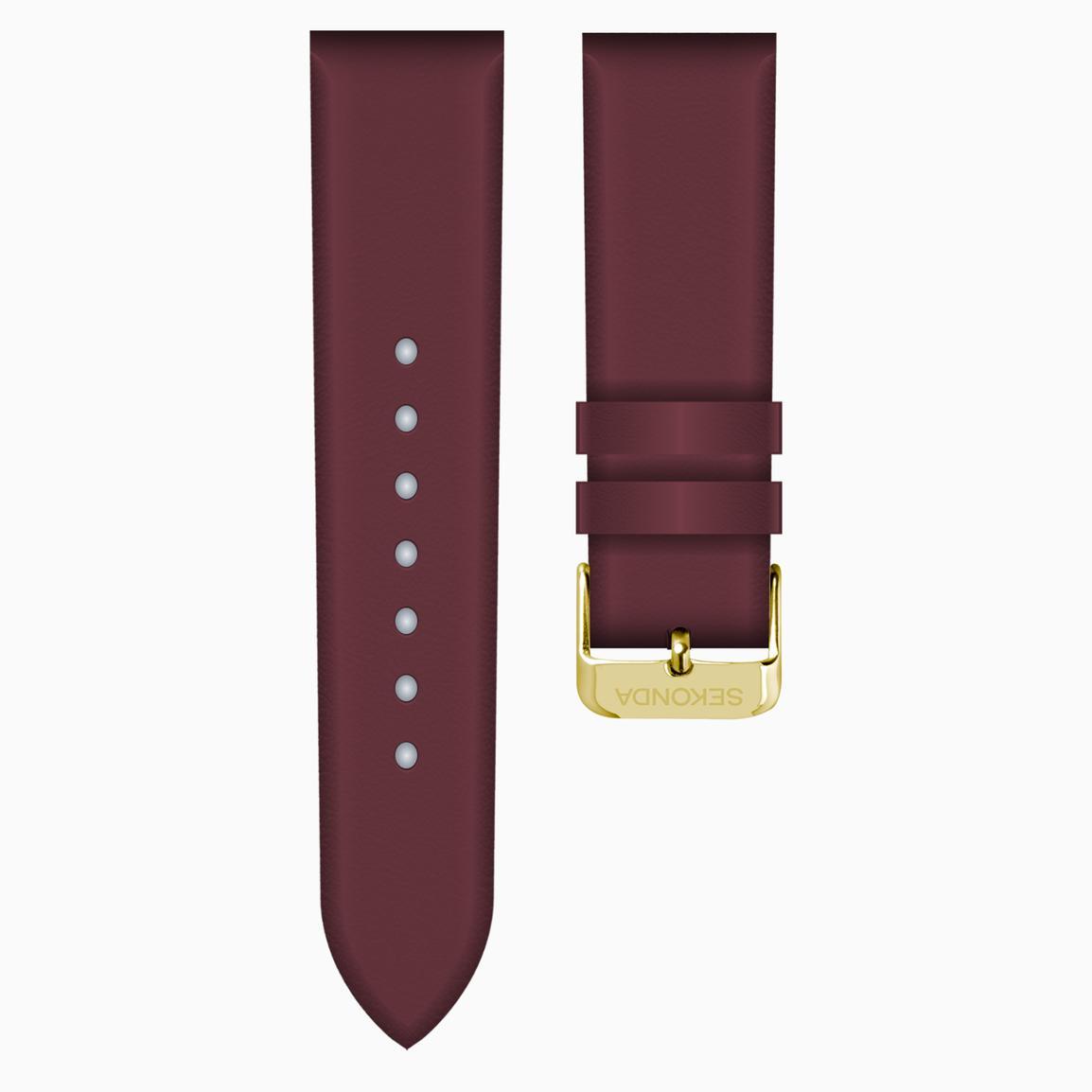 Sekonda Red Leather 18mm Strap