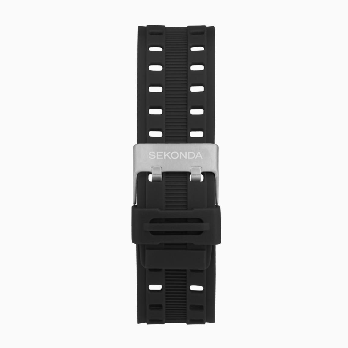 Sekonda Crossfell Orologio Digitale Uomo 53 Mm - Quarzo Giapponese, LCD Con Calendario 100 Anni, Cinturino In Plastica, Impermeabile 50m