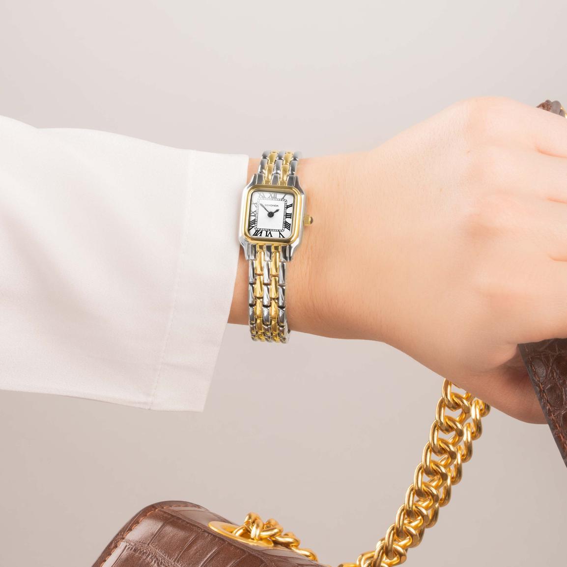 Sekonda Monica Ladies Watch | Two Tone Case & Alloy Bracelet