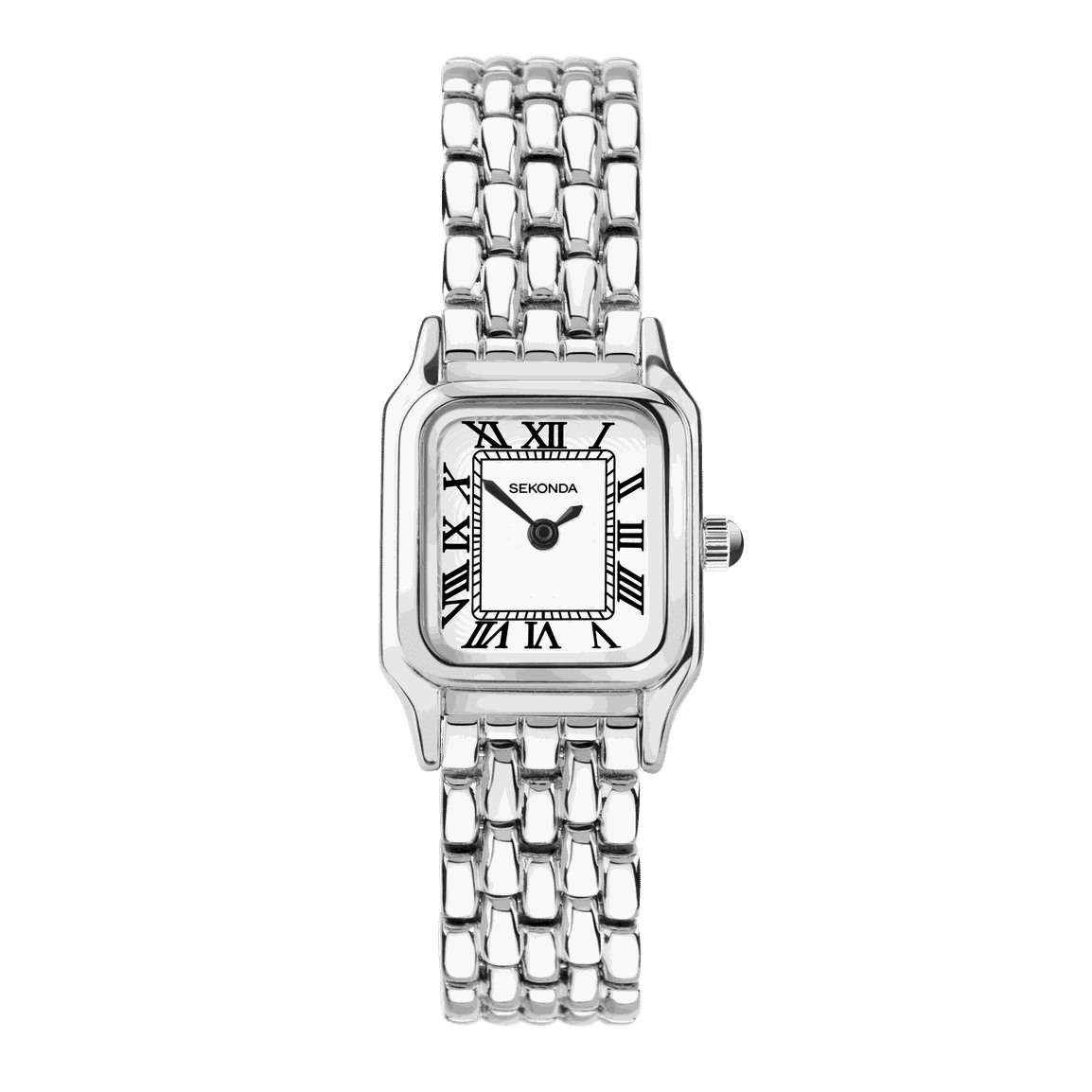Sekonda Monica Ladies Watch | Silver Alloy Case & Bracelet with White Dial | 40143