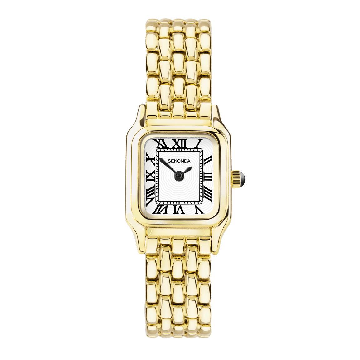Sekonda Monica Ladies Watch | Gold Alloy Case & Bracelet with White Dial | 40144