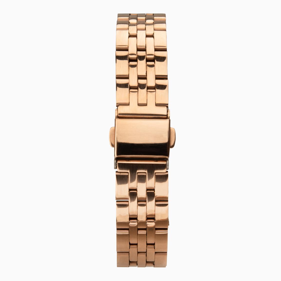 Sekonda Curtis Classic Ladies 25mm Quartz Watch in White with Analogue Display, and Rose Gold Stainless Steel Strap 40137