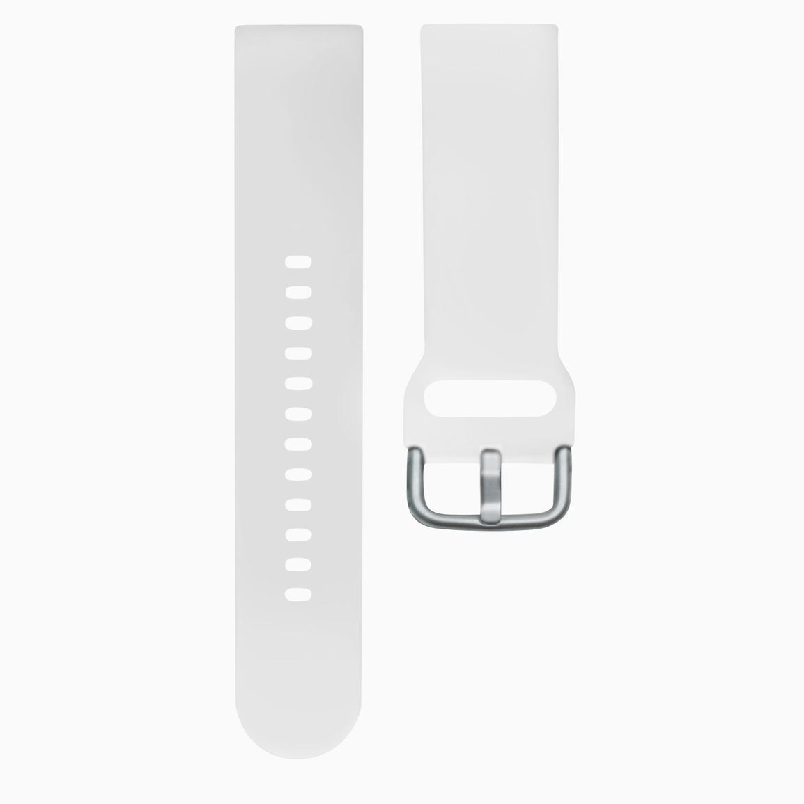 Sekonda White Silicone 20mm Strap