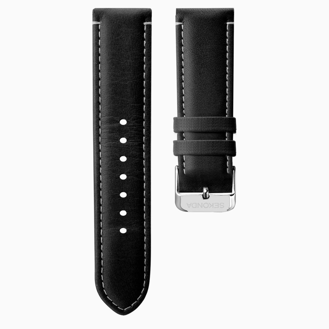 Sekonda Heritage Black Leather 18mm Strap