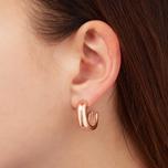Sekonda Rose Gold Hoop Earrings