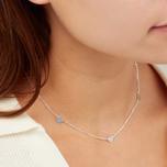 Sekonda Silver Heart Chain Necklace