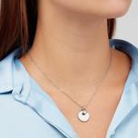 Sekonda Silver April Birthstone Necklace