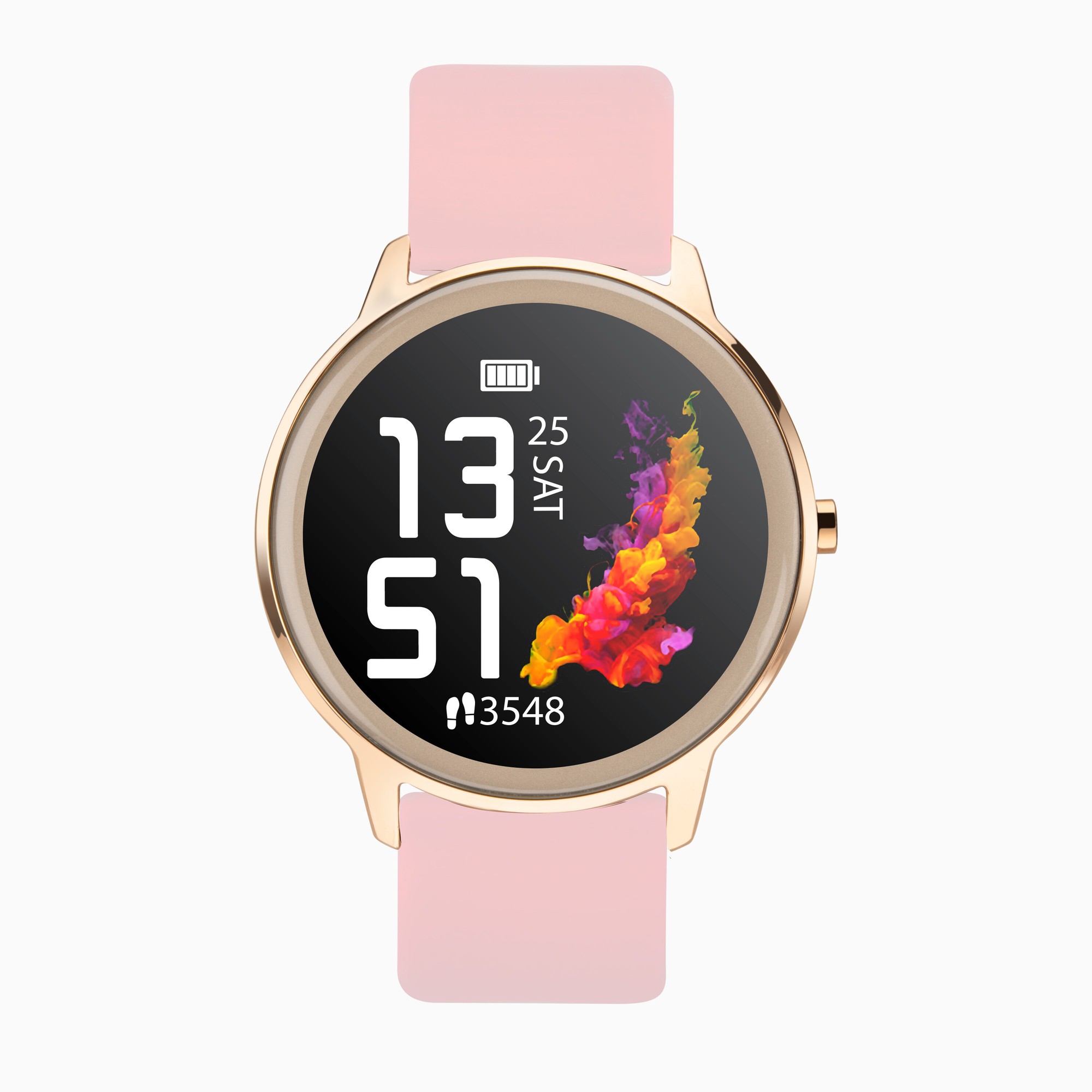 Sekonda Sekonda Flex Smart Watch | Rose Gold Case & Pink Silicone Strap | 40440