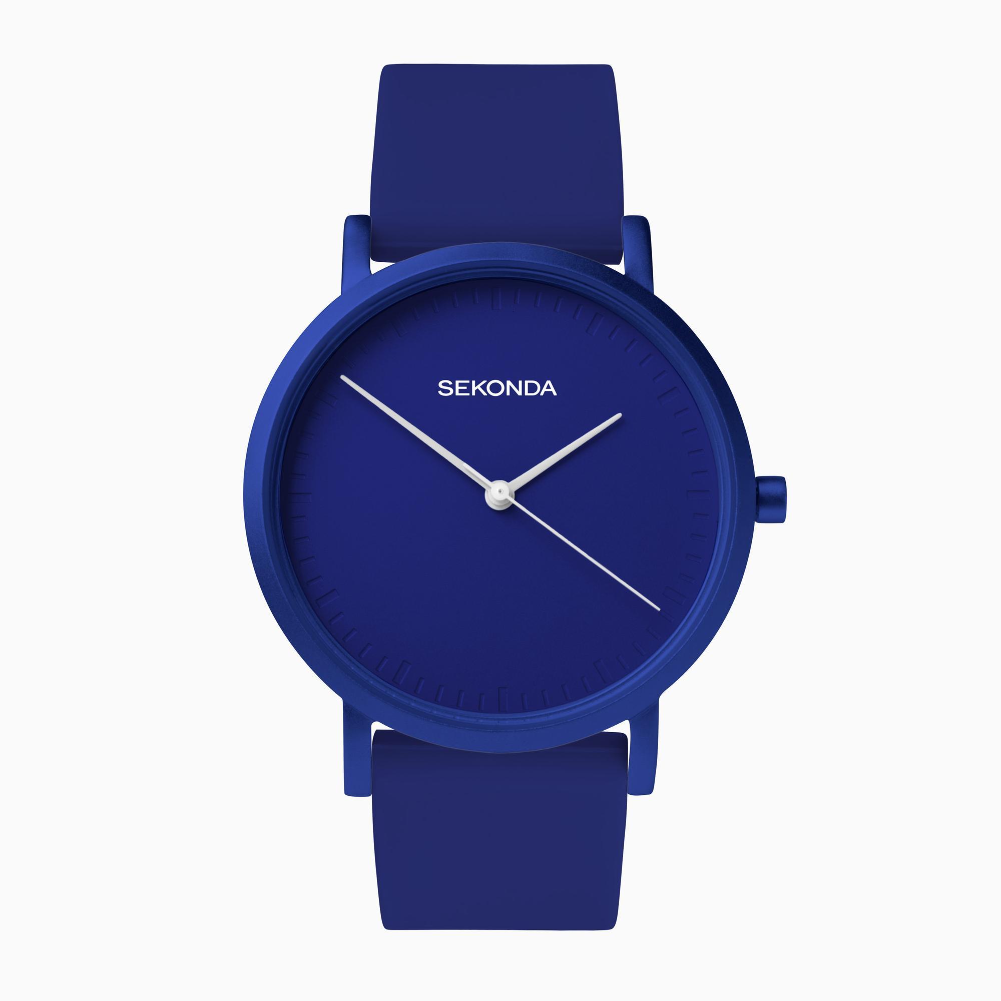 Sekonda Sekonda Palette Ladies Watch | Blue Case & Silicone Strap with Blue Dial | 40552