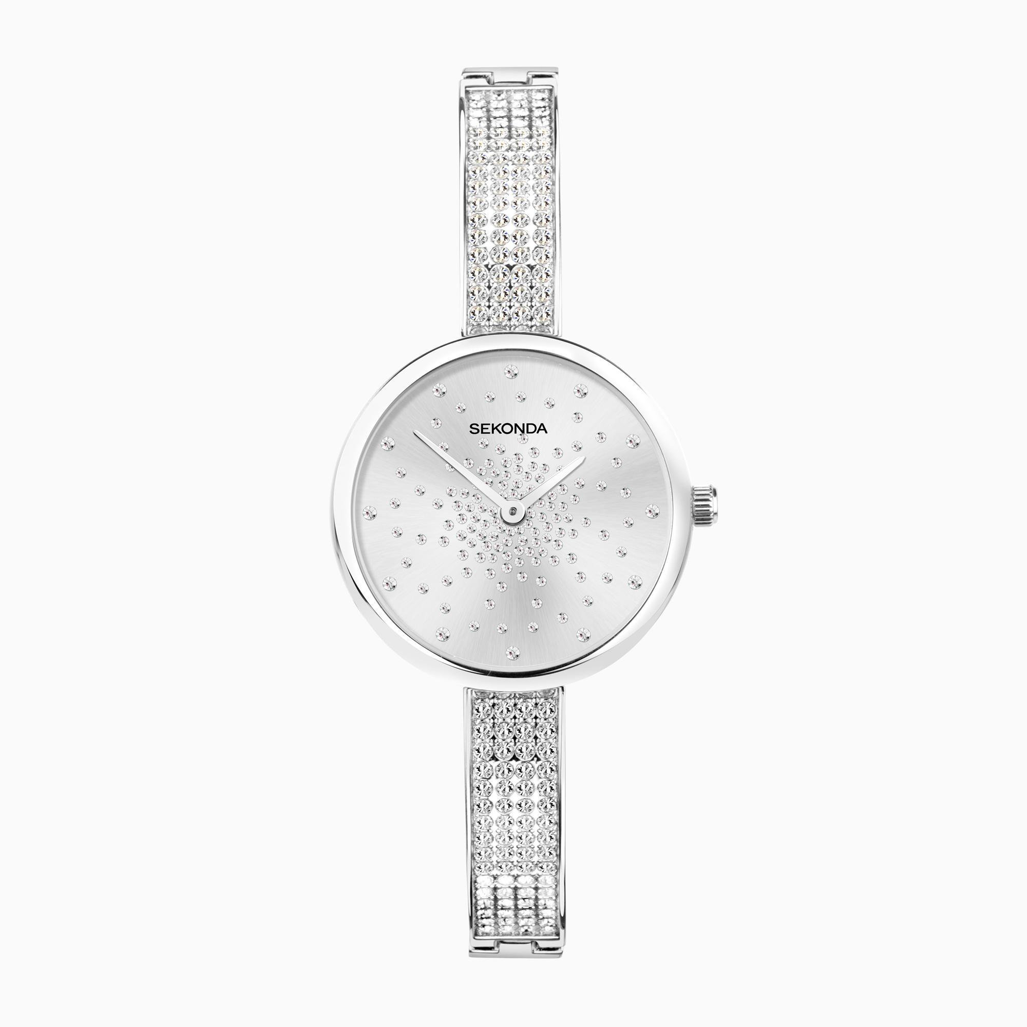Sekonda Sekonda Celeste Starlet Ladies Watch | Silver Alloy Case & Bracelet with Silver Dial | 40594