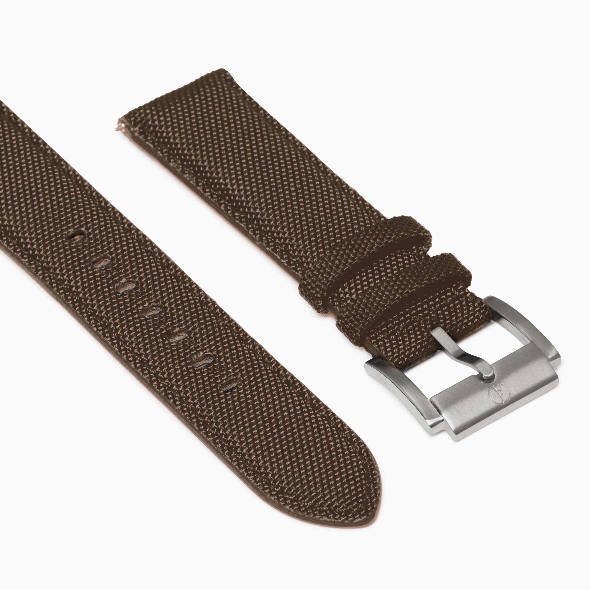 Accurist Dive Men's Brown Canvas 20mm Strap