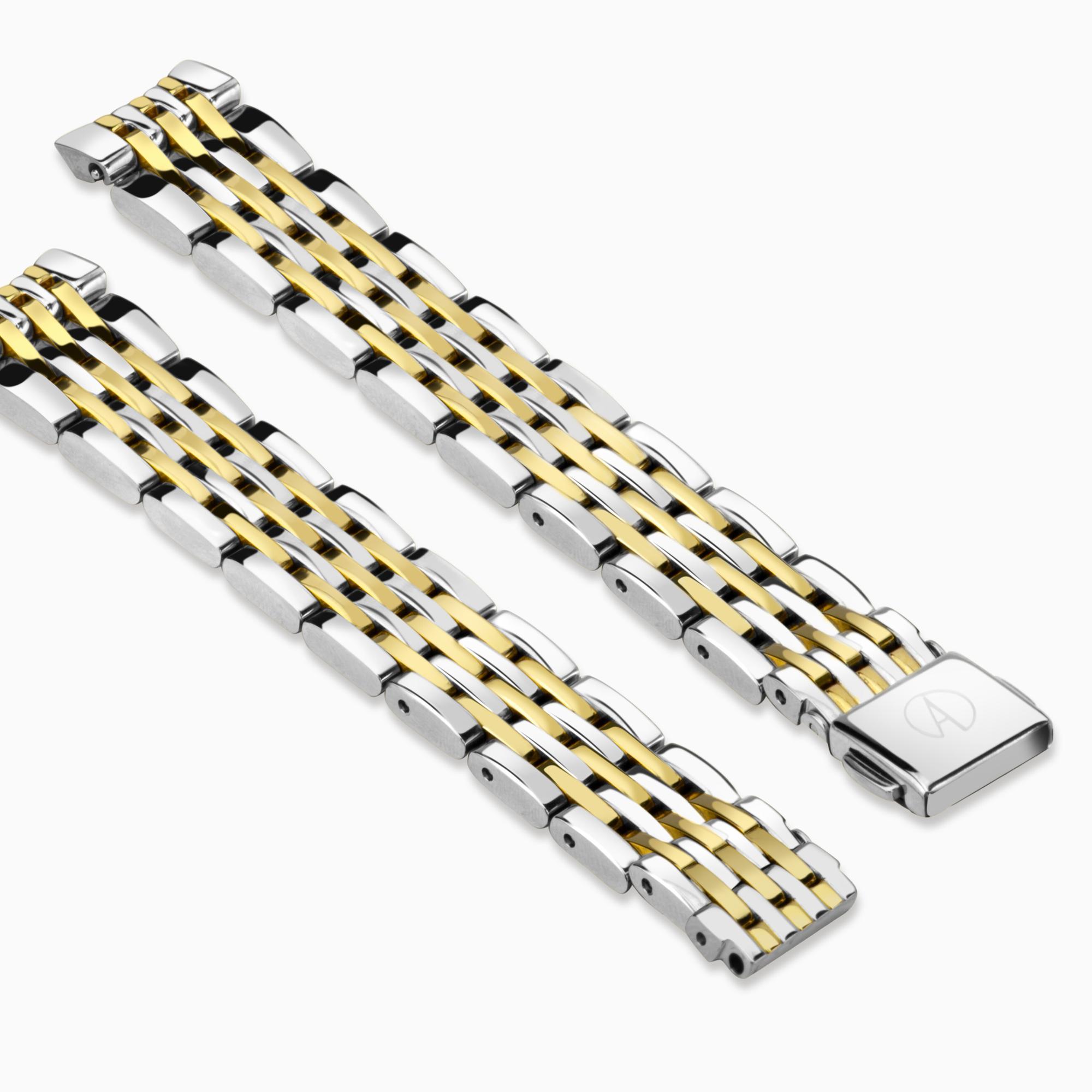 Accurist Dress Ladies Two Tone Stainless Steel 14mm Bracelet