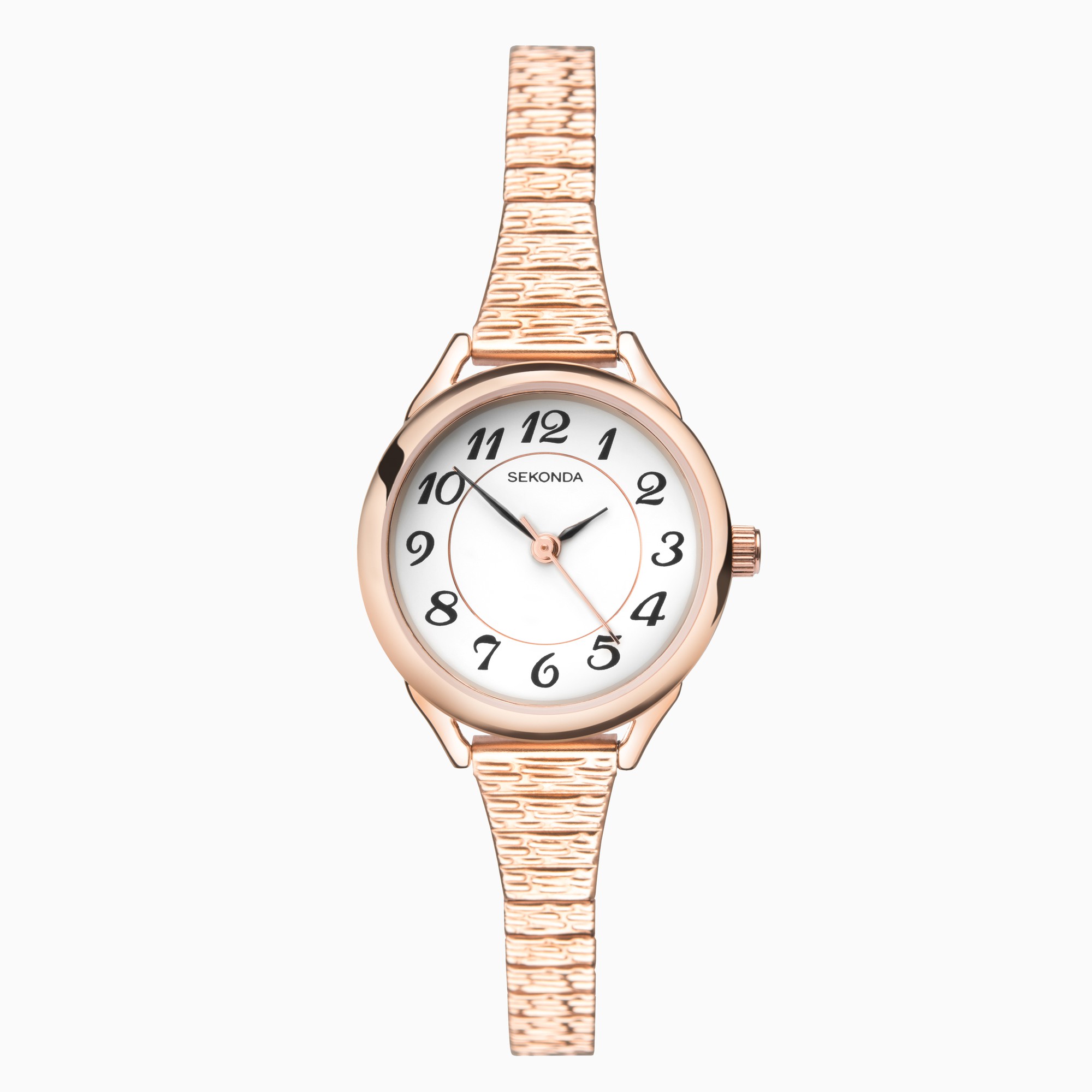 Photos - Wrist Watch Sekonda Easy Reader Ladies Watch | Rose Gold Case & Stainless Stee 