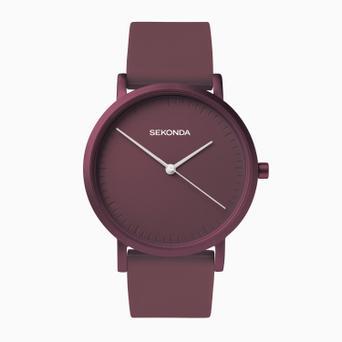 Sekonda Palette Ladies Watch | Red Case & Silicone Strap with Red Dial | 40554