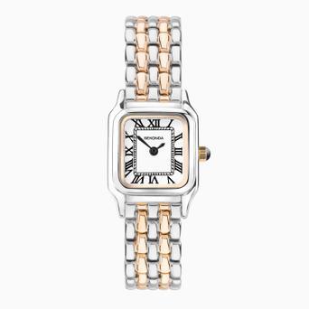 Sekonda Monica Ladies Watch | Two Tone Alloy Case & Bracelet with White Dial | 40555
