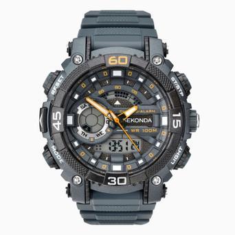 Sekonda Digital Men's Watch | Grey Case & Plastic Strap with Grey Dial | 1349