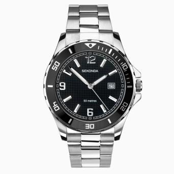 Sekonda Dive Men's Watch | Silver Case & Stainless Steel Bracelet with Dial | 1513