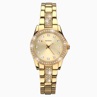 Sekonda Day To Night Ladies Watch | Gold Case & Alloy Bracelet with Champagne Dial | 2020