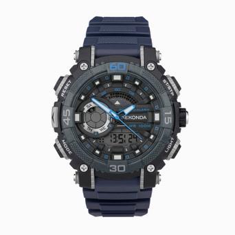 Sekonda Malvern Digital Men’s Watch | Navy Plastic Case & Strap with Navy Dial | 30167