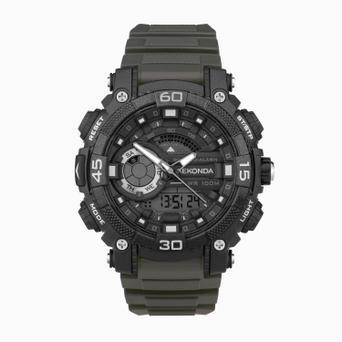 Sekonda Malvern Digital Men’s Watch | Grey Plastic Case & Strap with Grey Dial | 30168