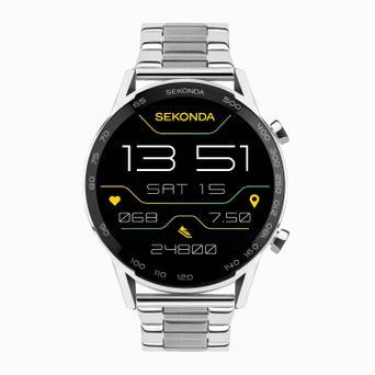 Sekonda Active Plus Smart Watch | Silver Alloy Case & Stainless Steel Bracelet | 30177