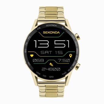 Sekonda Active Plus Smart Watch | Gold Alloy Case & Stainless Steel Bracelet | 30227