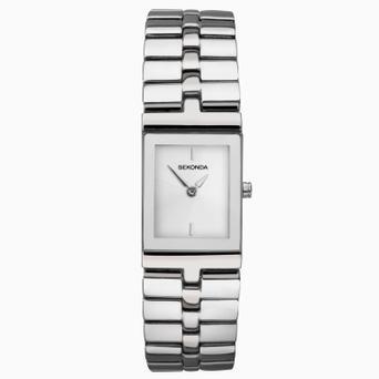 Sekonda Ladies Dress Watch | Silver Case & Alloy Bracelet with Silver Dial | 40317