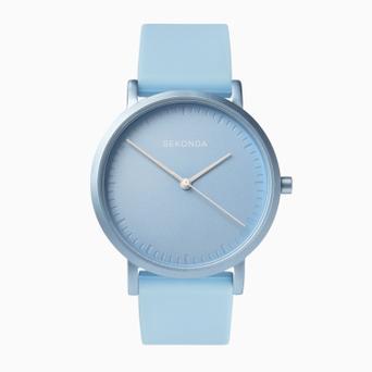 Sekonda Palette Ladies Watch | Sky Blue Case & Silicone Strap with Sky Blue Dial | 40393