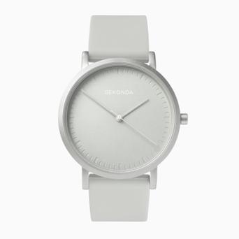 Sekonda Palette Ladies Watch | Light Grey Case & Silicone Strap with Light Grey Dial | 40405