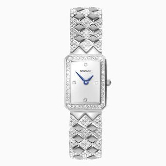 Sekonda Sparkle Ladies Watch | Silver Case & Alloy Bracelet with White Dial | 40510