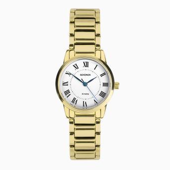 Sekonda Beaumont Ladies Watch | Gold Alloy Case & Bracelet with White Dial | 40681
