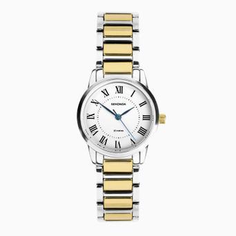 Sekonda Beaumont Ladies Watch | Two Tone Alloy Case & Bracelet with White Dial | 40682