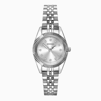 Sekonda Francis Ladies Watch | Silver Alloy Case & Stainless Steel Bracelet with Silver Dial | 40689