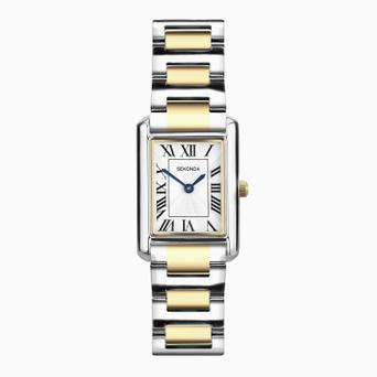 Sekonda Colette Ladies Watch | Two Tone Alloy Case & Bracelet with White Dial | 40693