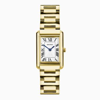 Sekonda Colette Ladies Watch | Gold Alloy Case & Bracelet with White Dial | 40694
