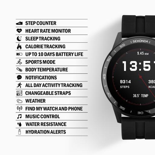 Sweex smart hotsell watch black