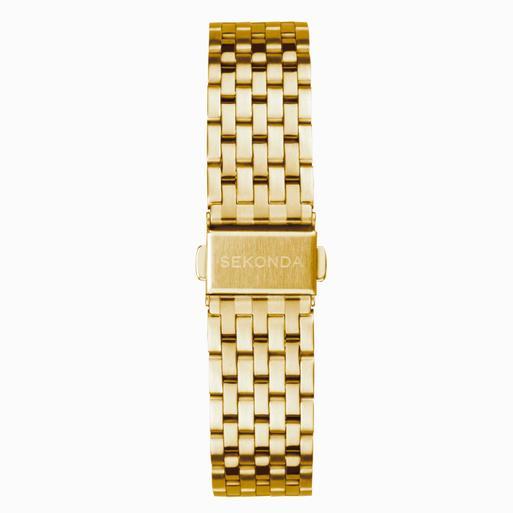 Sekonda men's gold plated bracelet watch cheap